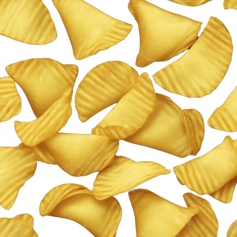 Bag of potato chips emoji