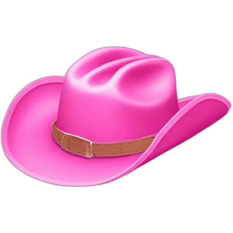 pink cowboy hat emoji