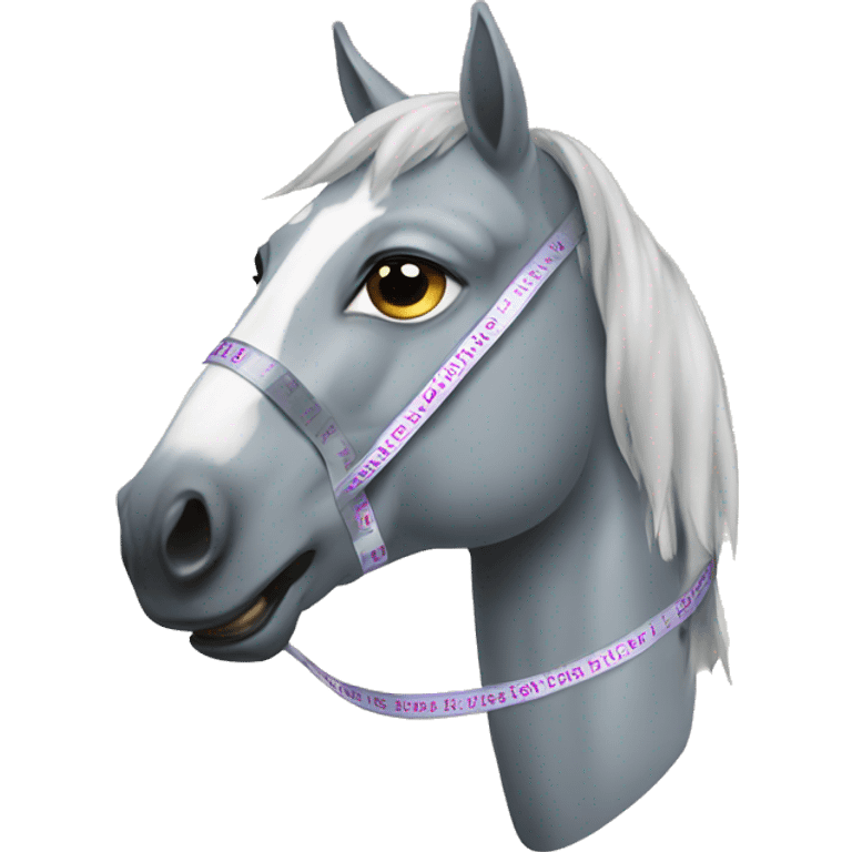 horse with tape emoji