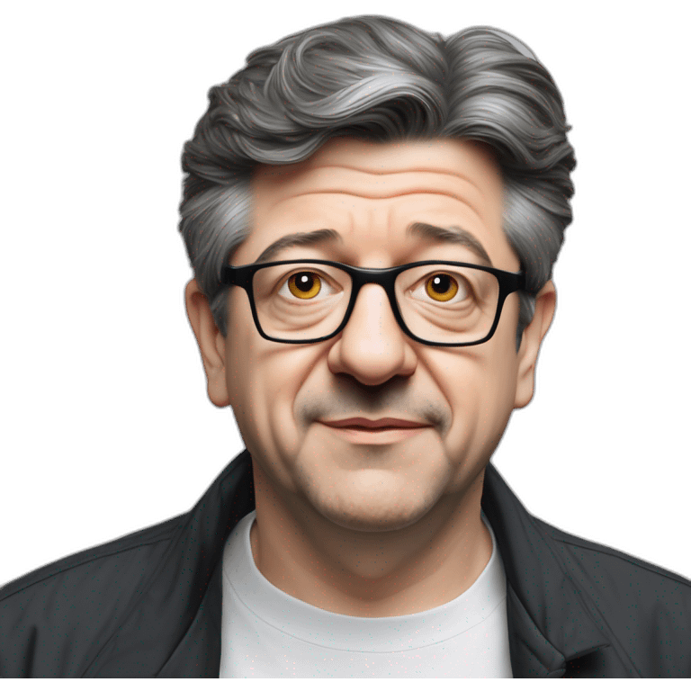 jean-luc mélenchon avec des nike air max plus emoji