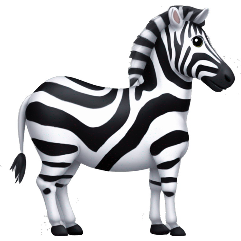 Zebra con lazo emoji