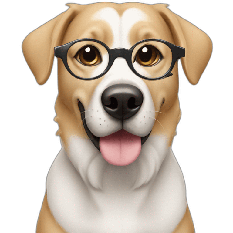 chien qui mange une glasse emoji