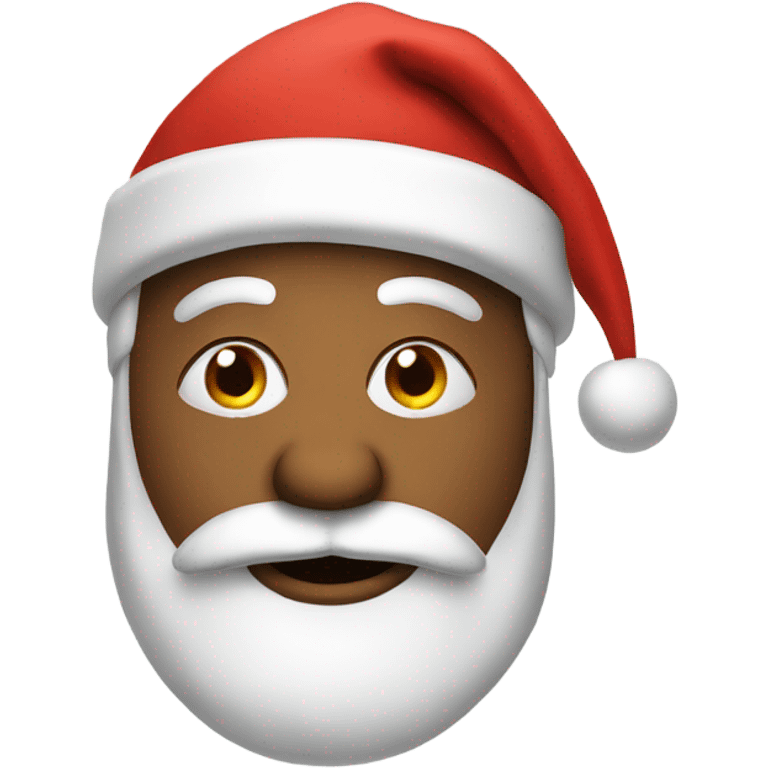 silly santa emoji