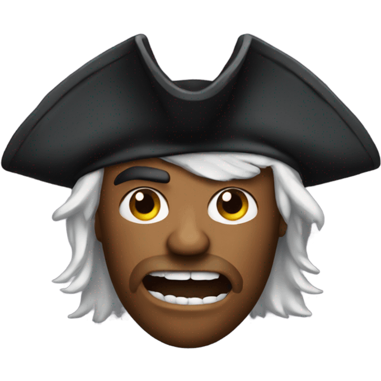 Scary pirate emoji