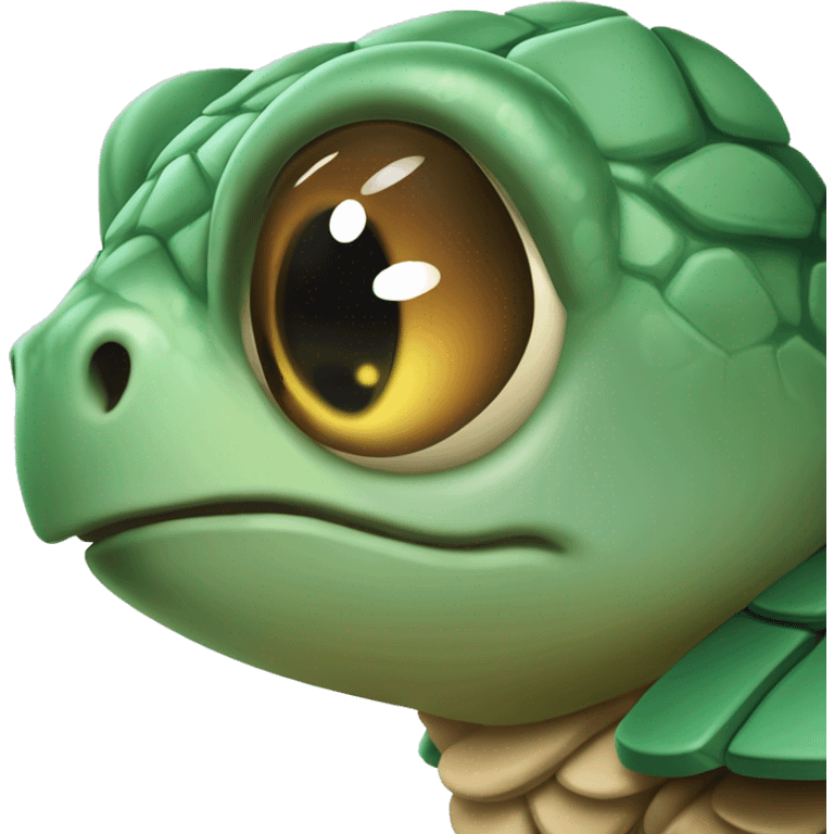 Schildkröte mit Herz Augen  emoji