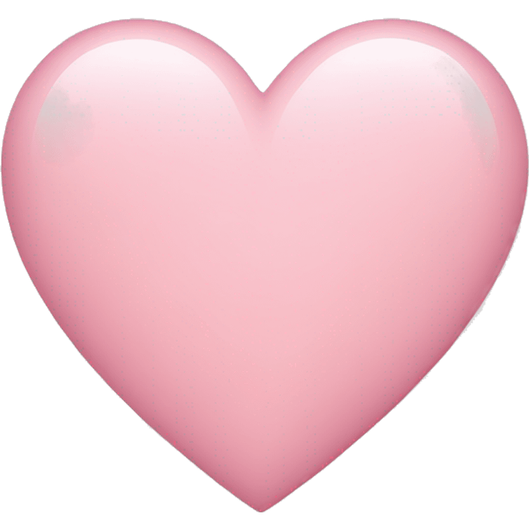 Light pink heart emoji