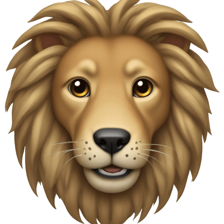 dog lion emoji