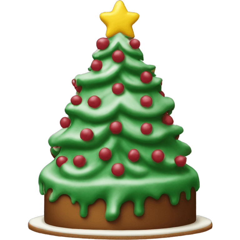 christmas tree hostess cake emoji