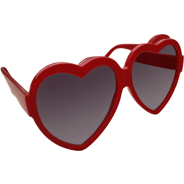 vintage red heart sunglasses emoji