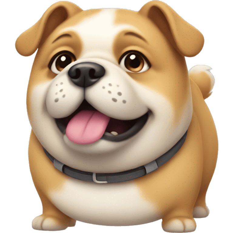 Really chubby dog emoji