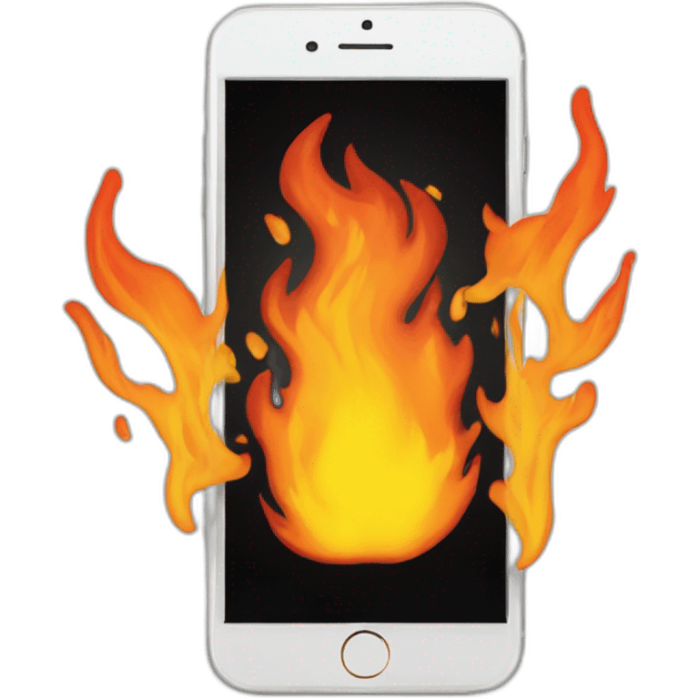 iphone-on-fire emoji