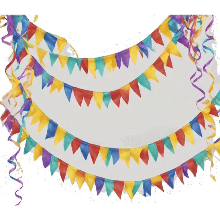 Celebration streamers emoji