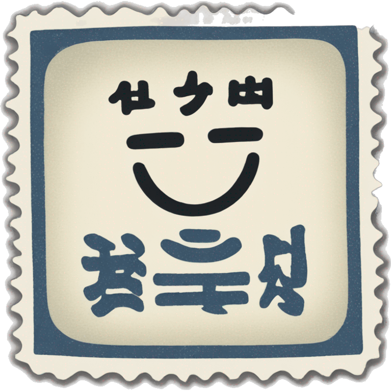 Passport stamp Japan emoji