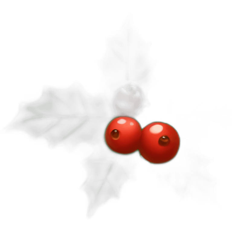 Holly berry emoji