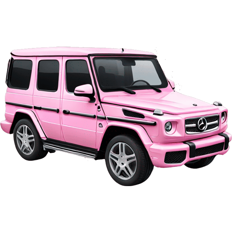 Baby pink g wagon emoji style  emoji