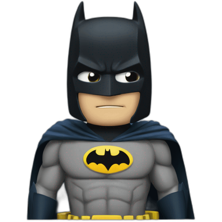 batman watching the batman signal emoji