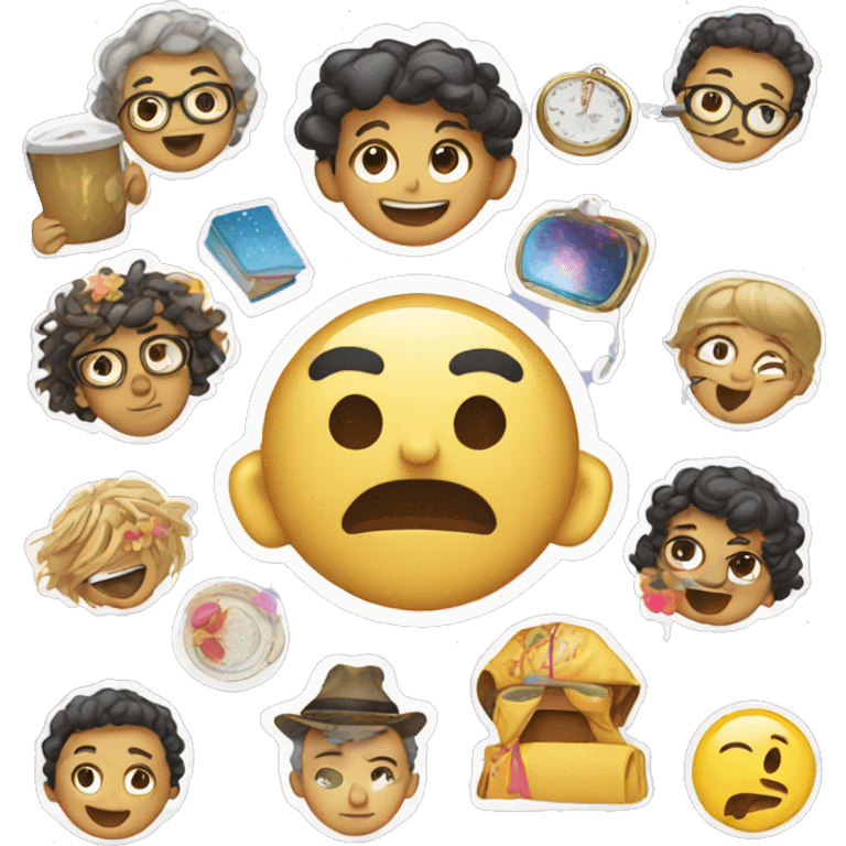 New Year's Stickers emoji