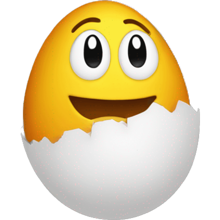 Egg in a car emoji