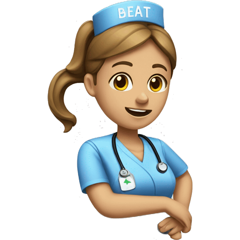 Work injury nurse emoji