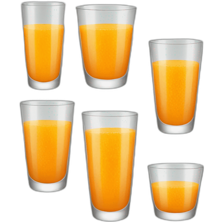 glass orange juice  emoji