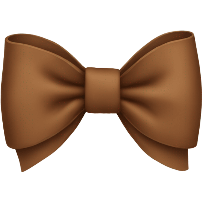 brown bow emoji