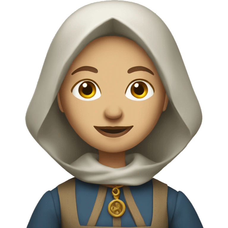 dutch medieval lady emoji