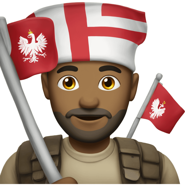 bobr with polish flag emoji