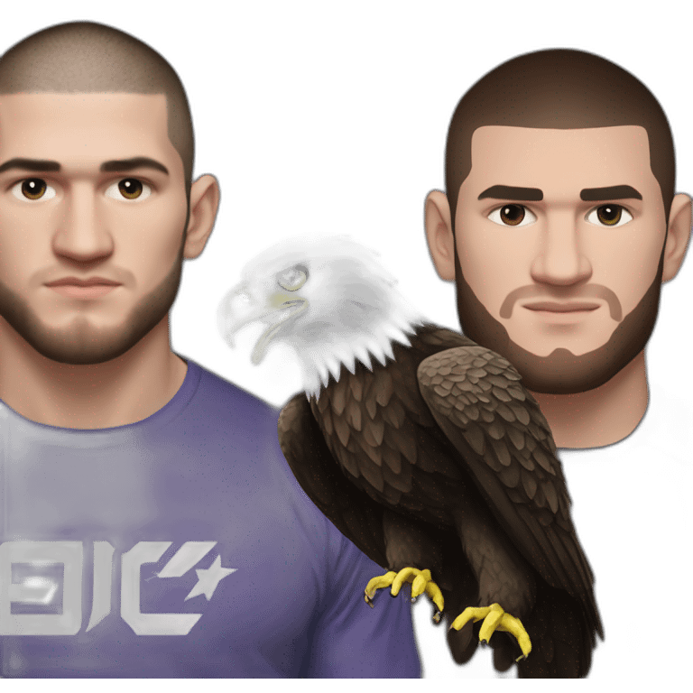 Khabib nurmagomedov with eagle emoji