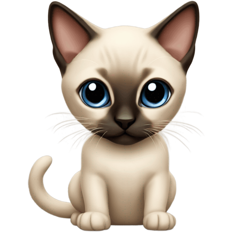 Siamese kitten emoji