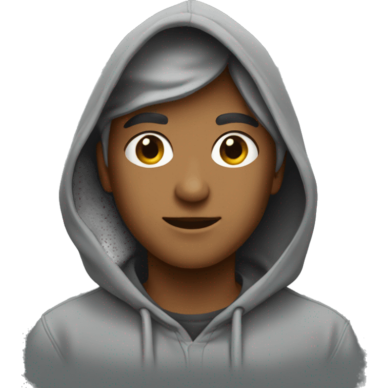 grey hoodie emoji