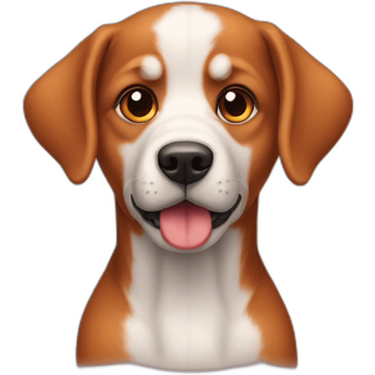 Un chien rouge emoji