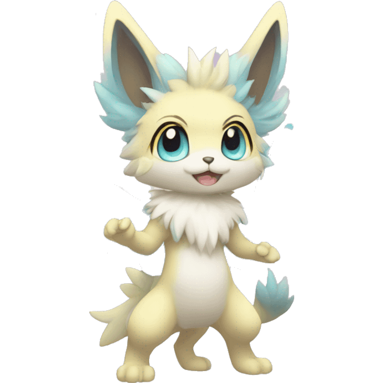 Anthro-Pastel-Gradient-Fur-Sona-Chibi-Shiny-Fakémon full body emoji