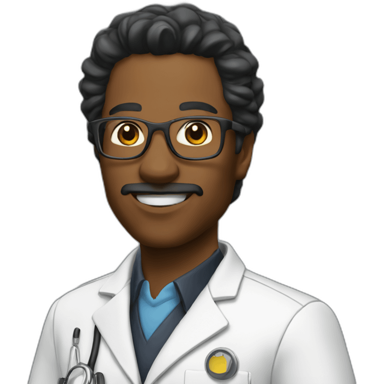 Doc black to the futur emoji