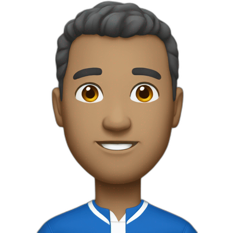 Coach bleu emoji