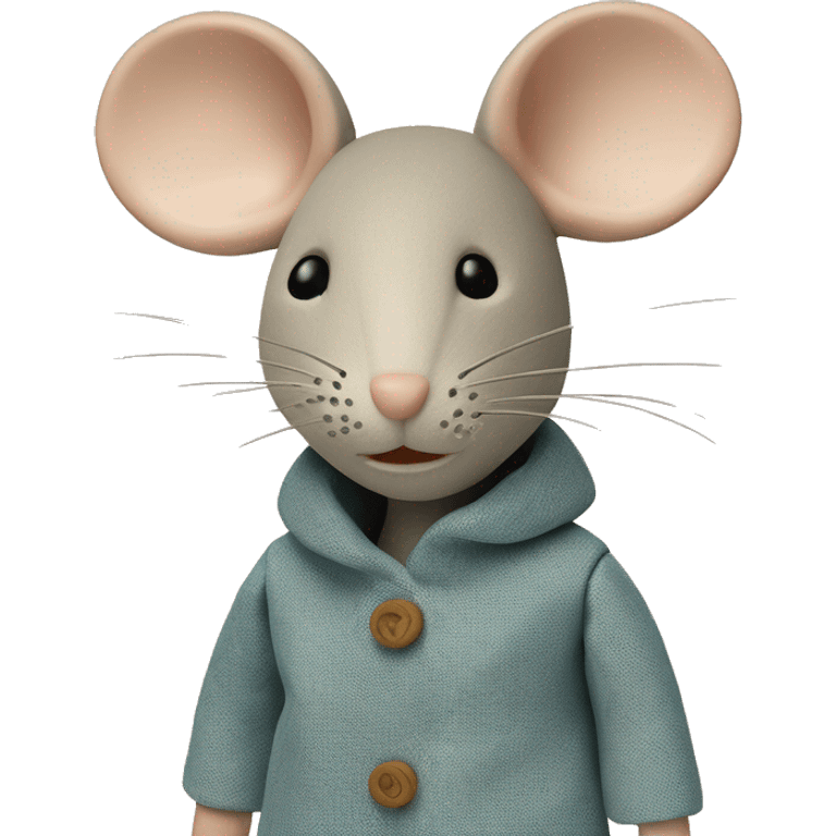 maileg fabric mouse emoji