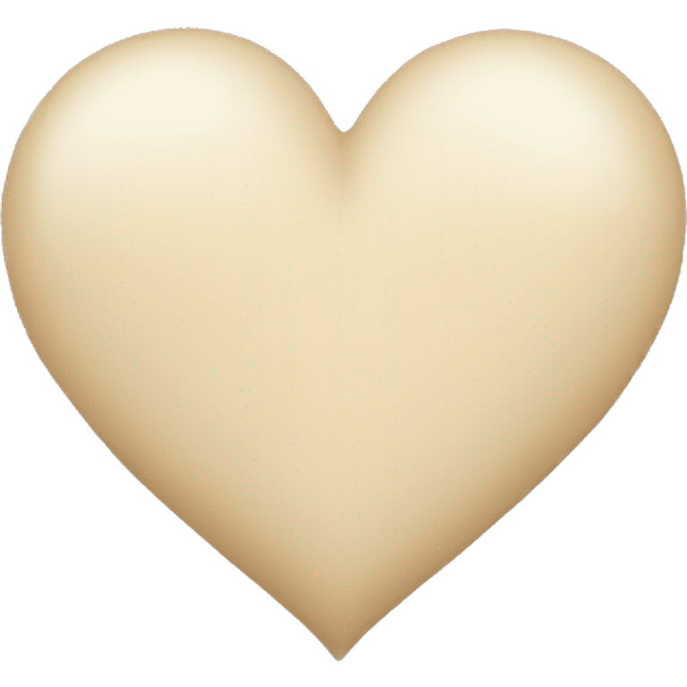 light beige heart emoji