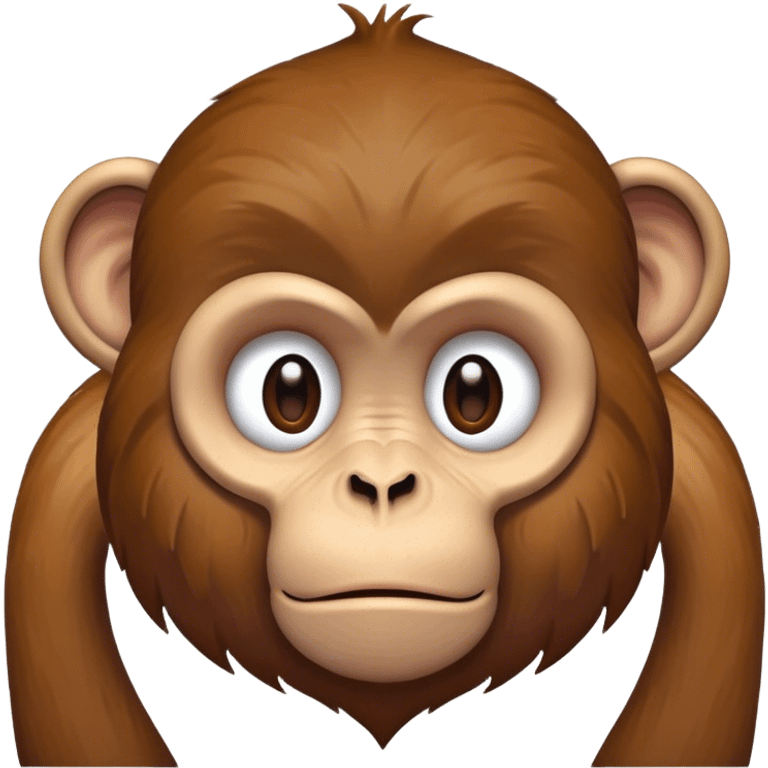 Sad monkey emoji