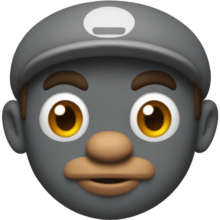 super mario with monkey face emoji