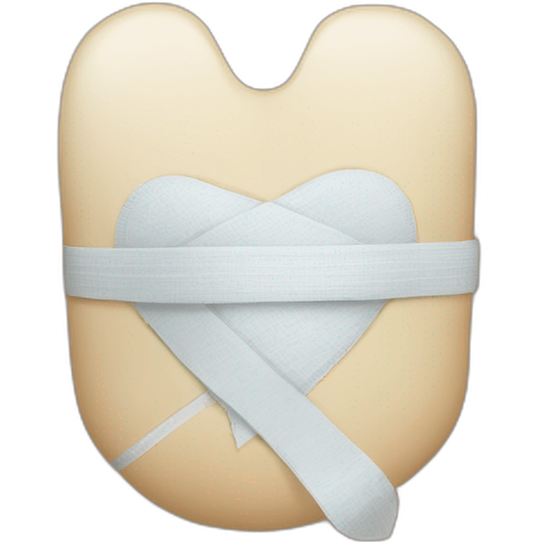 Cœur avec un bandage emoji