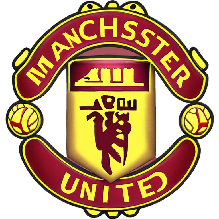 Manchester united logo emoji