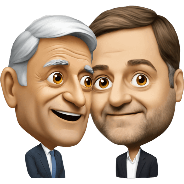 Rahul Gandhi with George Soros emoji