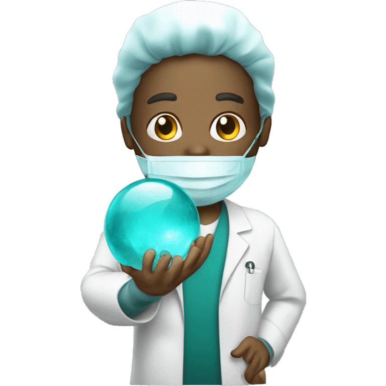 surgeon with crystal ball emoji