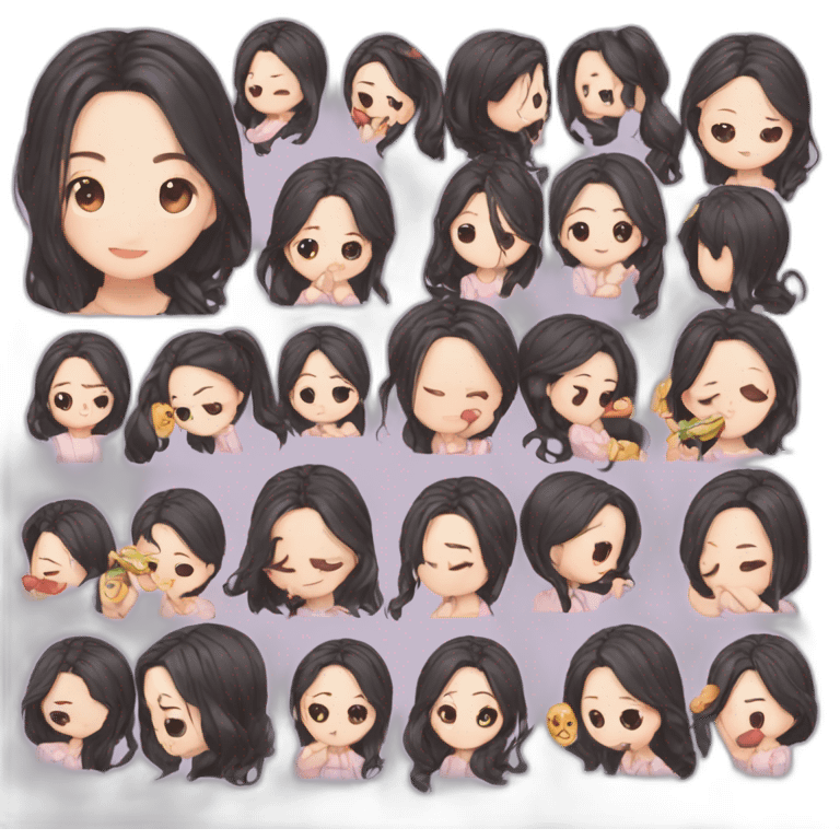 Kim jisoo  emoji