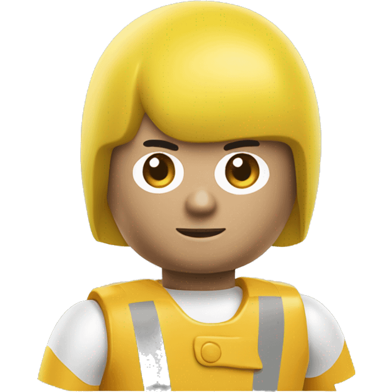 Playmobil cabeça amarela emoji