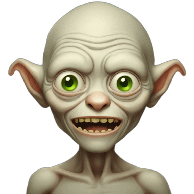 gollum christmas  emoji