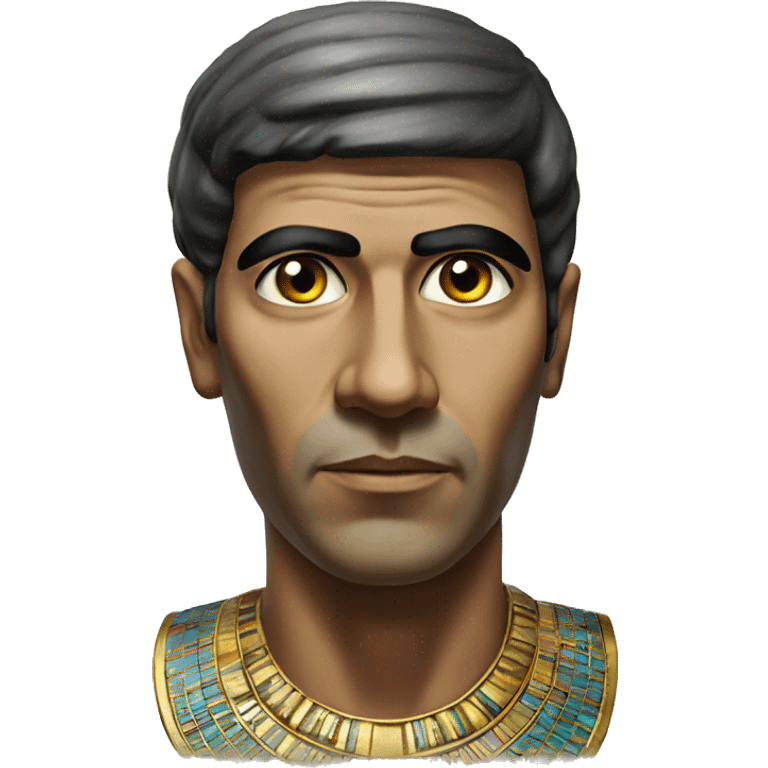 engenier 1970 photorealistic egyptian serious emoji