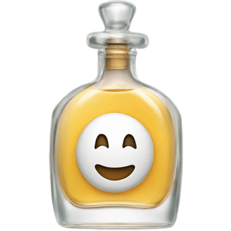 perfume with smiling face emoji