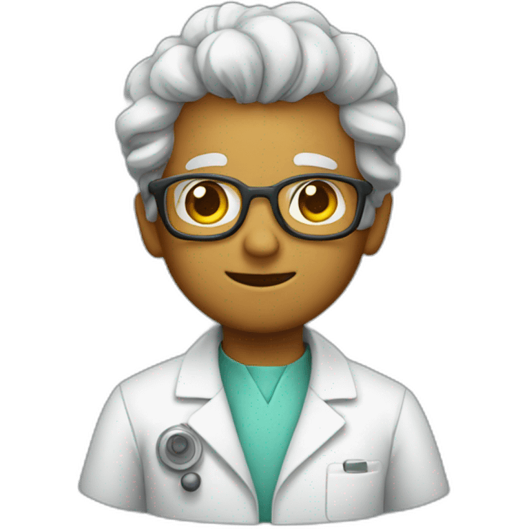 scientist on halloween emoji