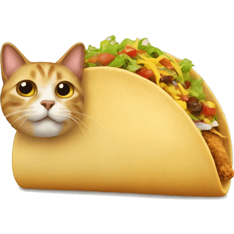 Cat taco emoji