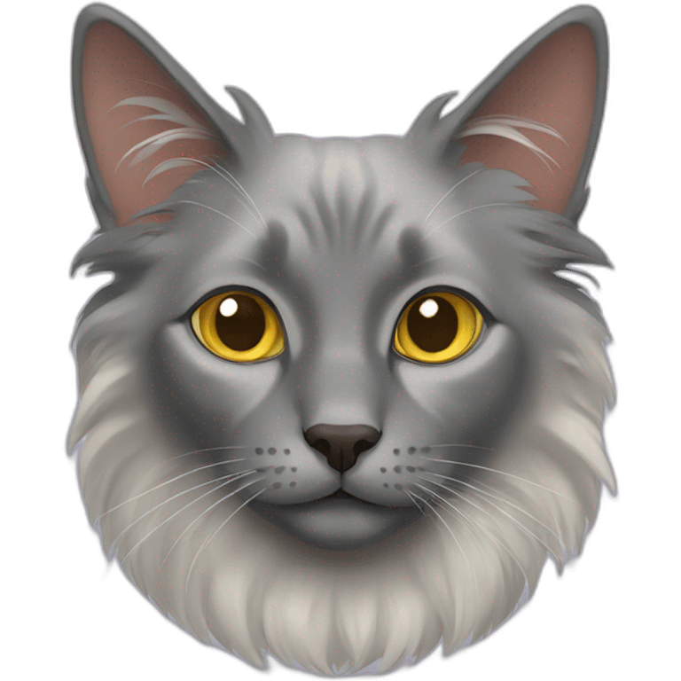 Nebelung cat emoji